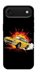 Чехол itsPrint Retro comics car black для Apple iPhone 17 Air (6.5")