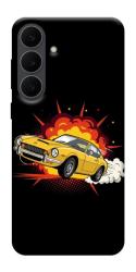 Чехол itsPrint Retro comics car black для Samsung Galaxy S25 FE