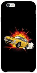 Чехол itsPrint Retro comics car black для Apple iPhone 6/6s (4.7")