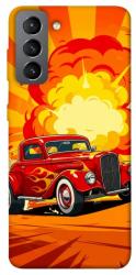Чехол itsPrint Retro comics car для Samsung Galaxy S21 FE