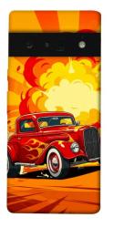 Чехол itsPrint Retro comics car для Google Pixel 6 Pro