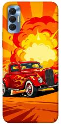 Чехол itsPrint Retro comics car для TECNO Spark 8P