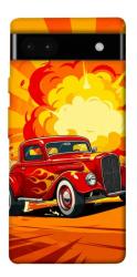 Чехол itsPrint Retro comics car для Google Pixel 6a