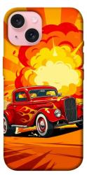 Чехол itsPrint Retro comics car для Apple iPhone 15 (6.1")