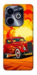 Чехол itsPrint Retro comics car для Infinix Hot 40i