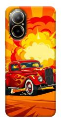 Чехол itsPrint Retro comics car для Realme C67 4G