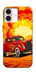 Чехол itsPrint Retro comics car для Apple iPhone 16 (6.1")