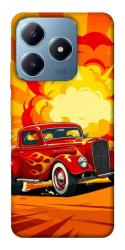 Чехол itsPrint Retro comics car для Realme C63 4G