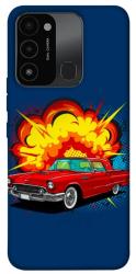 Чохол itsPrint Retro explosion для TECNO Spark 8C