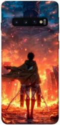 Чехол itsPrint Attack on titan eren для Samsung Galaxy S10