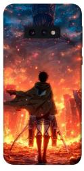 Чехол itsPrint Attack on titan eren для Samsung Galaxy S10e