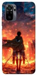 Чехол itsPrint Attack on titan eren для Xiaomi Redmi Note 10 / Note 10s