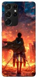 Чехол itsPrint Attack on titan eren для Samsung Galaxy S21 Ultra