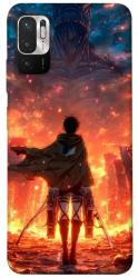Чехол itsPrint Attack on titan eren для Xiaomi Redmi Note 10 5G