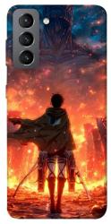 Чехол itsPrint Attack on titan eren для Samsung Galaxy S21 FE