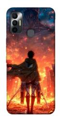 Чехол itsPrint Attack on titan eren для TECNO Spark 7