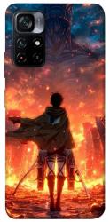 Чехол itsPrint Attack on titan eren для Xiaomi Poco M4 Pro 5G