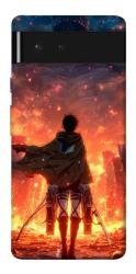 Чехол itsPrint Attack on titan eren для Google Pixel 6