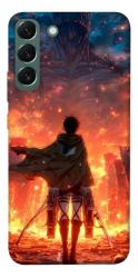 Чехол itsPrint Attack on titan eren для Samsung Galaxy S22+