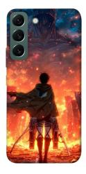 Чехол itsPrint Attack on titan eren для Samsung Galaxy S22