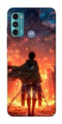 Чехол itsPrint Attack on titan eren для Motorola Moto G60