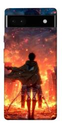 Чехол itsPrint Attack on titan eren для Google Pixel 6a