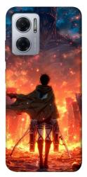 Чехол itsPrint Attack on titan eren для Xiaomi Redmi Note 11E