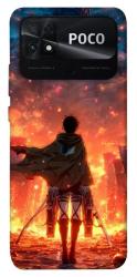 Чехол itsPrint Attack on titan eren для Xiaomi Poco C40