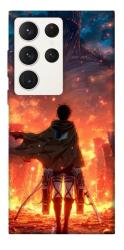 Чехол itsPrint Attack on titan eren для Samsung Galaxy S23 Ultra