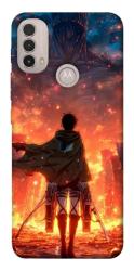 Чехол itsPrint Attack on titan eren для Motorola Moto E40