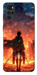 Чехол itsPrint Attack on titan eren для Motorola Moto G22