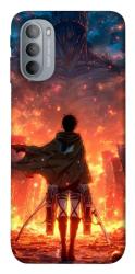 Чехол itsPrint Attack on titan eren для Motorola Moto G31