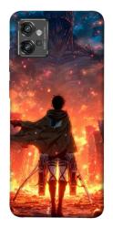 Чехол itsPrint Attack on titan eren для Motorola Moto G32
