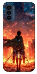 Чехол itsPrint Attack on titan eren для Motorola Moto G41
