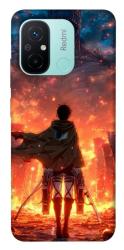 Чехол itsPrint Attack on titan eren для Xiaomi Redmi 12C