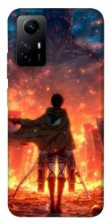 Чехол itsPrint Attack on titan eren для Xiaomi Redmi Note 12S