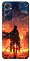 Чехол itsPrint Attack on titan eren для Samsung Galaxy M54 5G