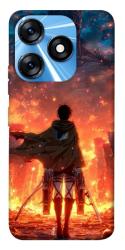 Чехол itsPrint Attack on titan eren для TECNO Spark 10 Pro