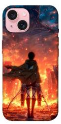 Чехол itsPrint Attack on titan eren для Apple iPhone 15 (6.1")