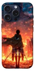 Чехол itsPrint Attack on titan eren для Apple iPhone 15 Pro (6.1")