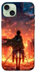 Чехол itsPrint Attack on titan eren для Apple iPhone 15 Plus (6.7")