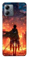 Чехол itsPrint Attack on titan eren для Motorola Moto G14