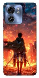 Чехол itsPrint Attack on titan eren для Motorola Edge 40
