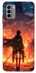 Чехол itsPrint Attack on titan eren для Nokia G22