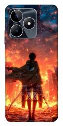 Чехол itsPrint Attack on titan eren для Realme C53
