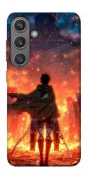 Чехол itsPrint Attack on titan eren для Samsung Galaxy S24+