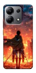 Чехол itsPrint Attack on titan eren для Xiaomi Redmi Note 13 4G