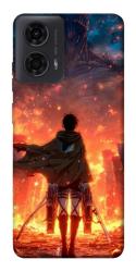 Чехол itsPrint Attack on titan eren для Motorola Moto G24