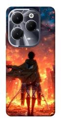 Чехол itsPrint Attack on titan eren для Infinix Hot 40