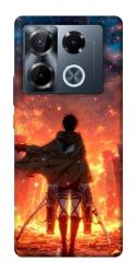 Чехол itsPrint Attack on titan eren для Infinix Note 40 Pro 4G